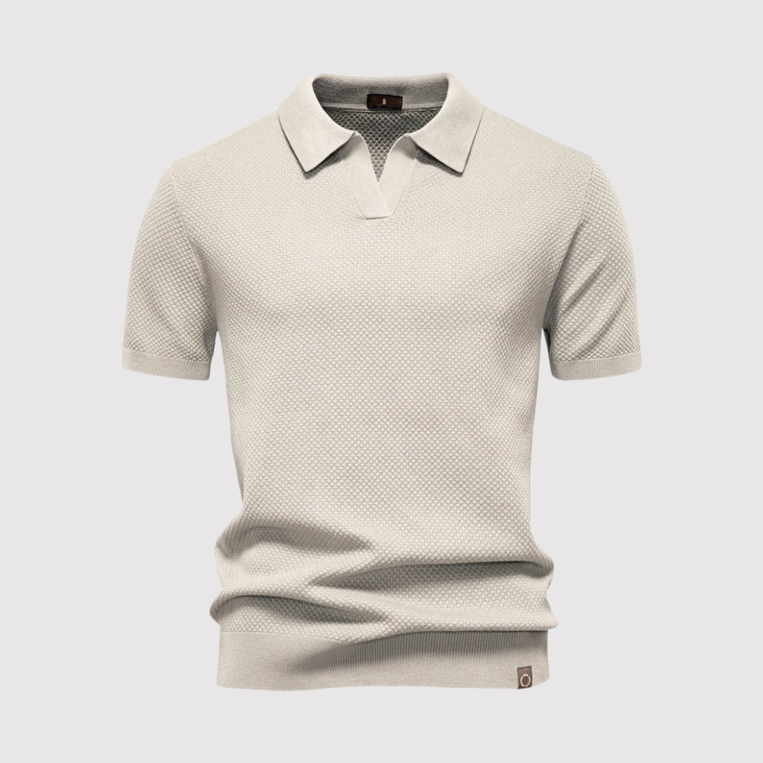 Ethan – Luxury Button-less Polo Shirt