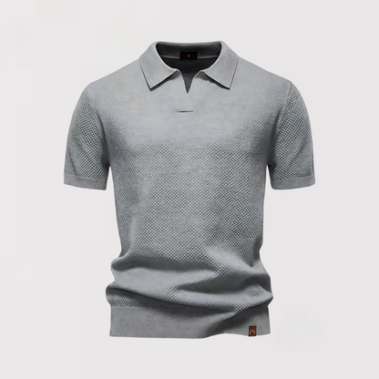 Ethan – Luxury Button-less Polo Shirt