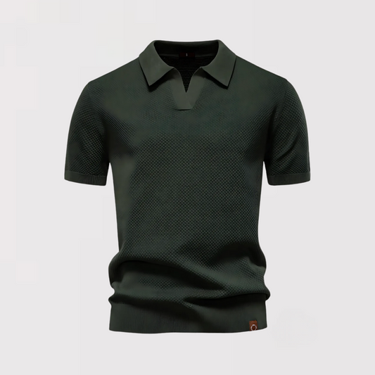 Ethan – Luxury Button-less Polo Shirt