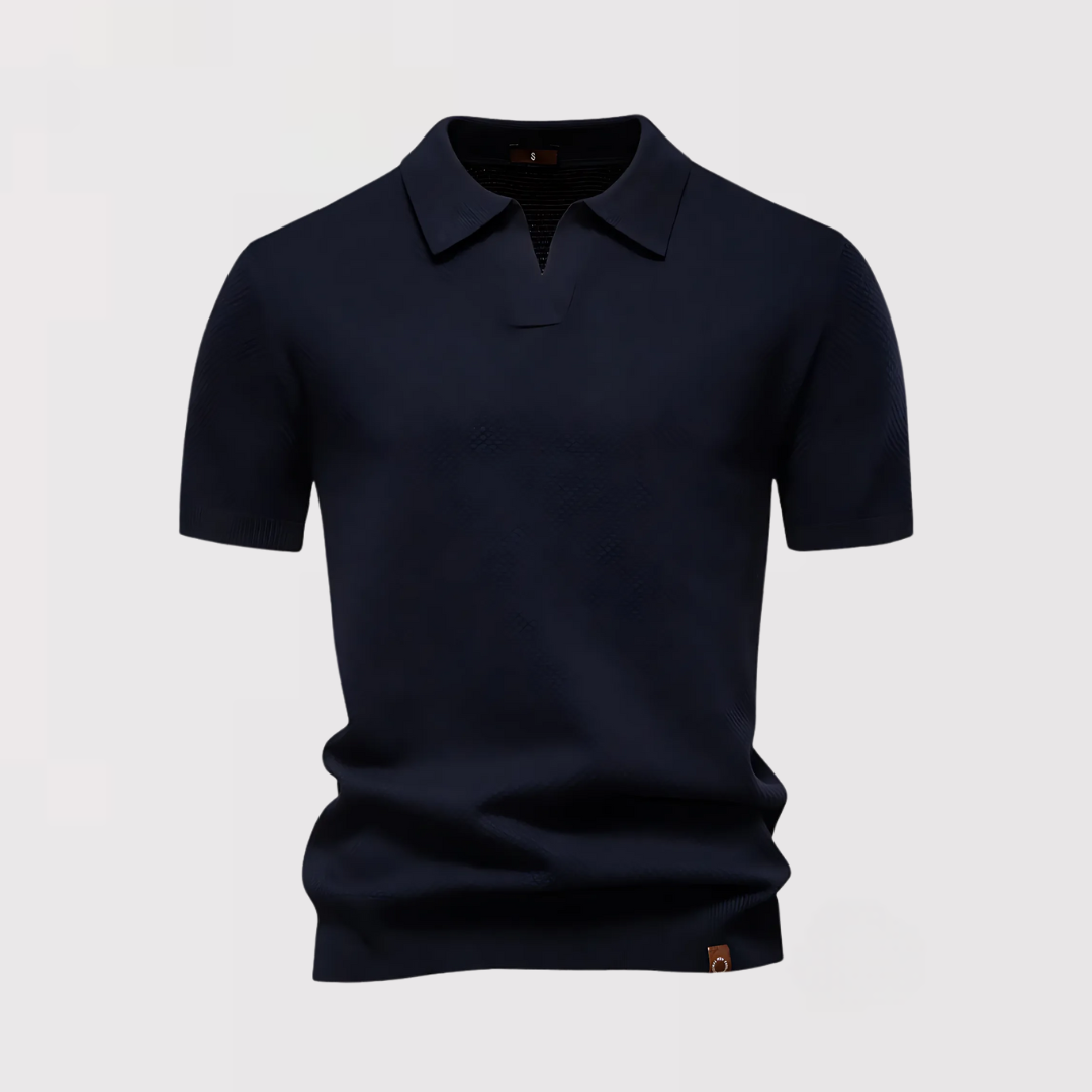 Ethan – Luxury Button-less Polo Shirt