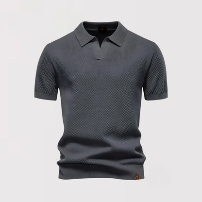 Ethan – Luxury Button-less Polo Shirt